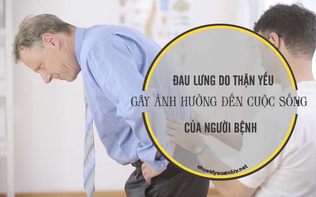 dấu hiệu thận yếu gây đau lưng 