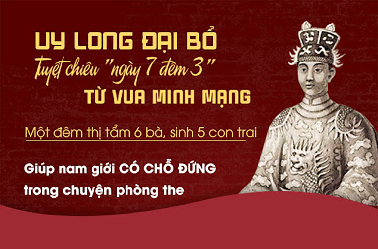 Uy Long Đại Bổ kế thừa tinh hoa Ngự dược tiến vua